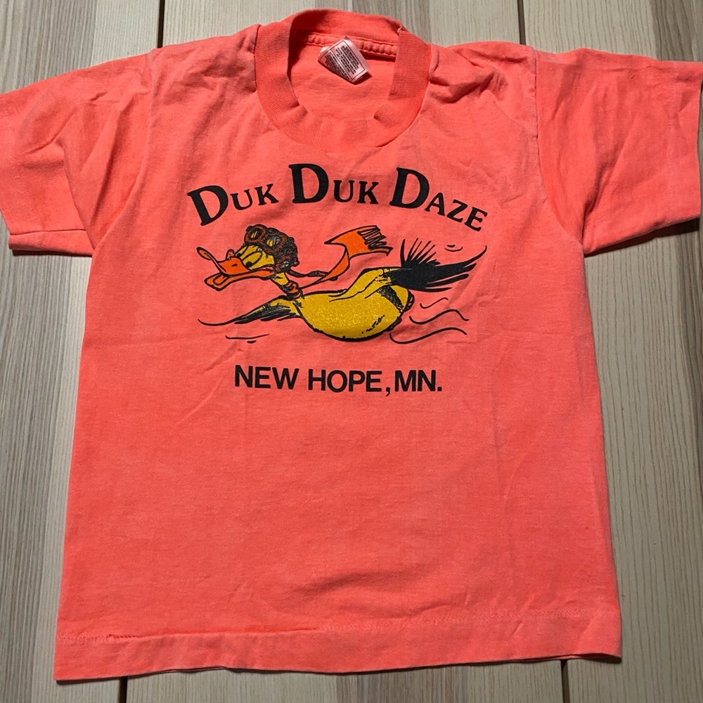 Vintage Duk Duk Daze New Hope Mn Shirt Yth L